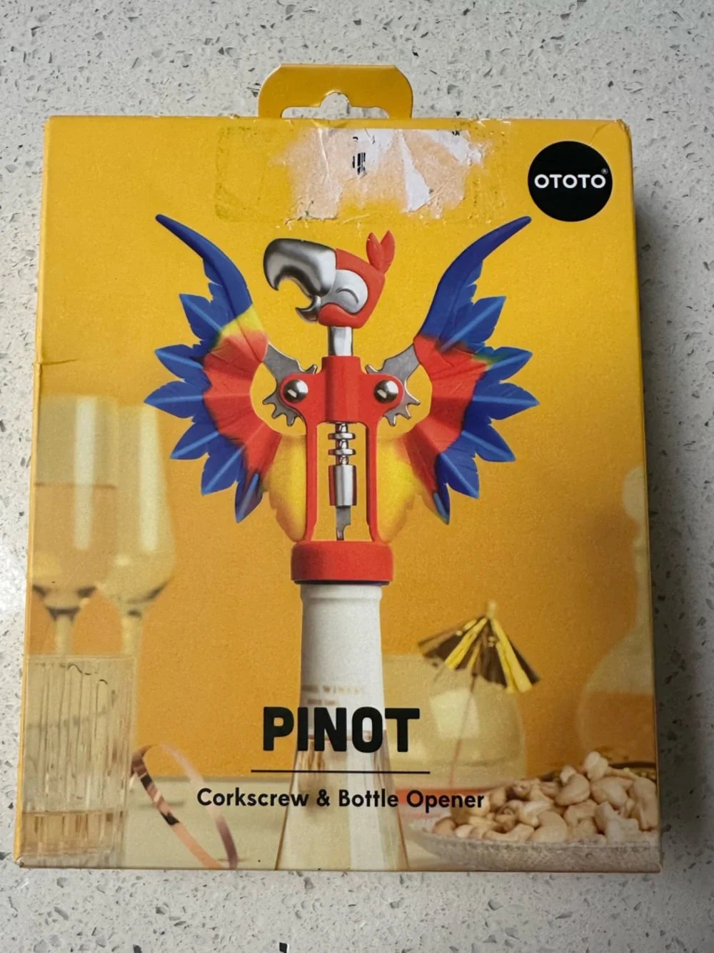 OTOTO VIBRANT PARROT NOVELTY BAR TOOL OPENER KITCHEN TOOL